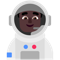 Man Astronaut- Dark Skin Tone emoji on Microsoft